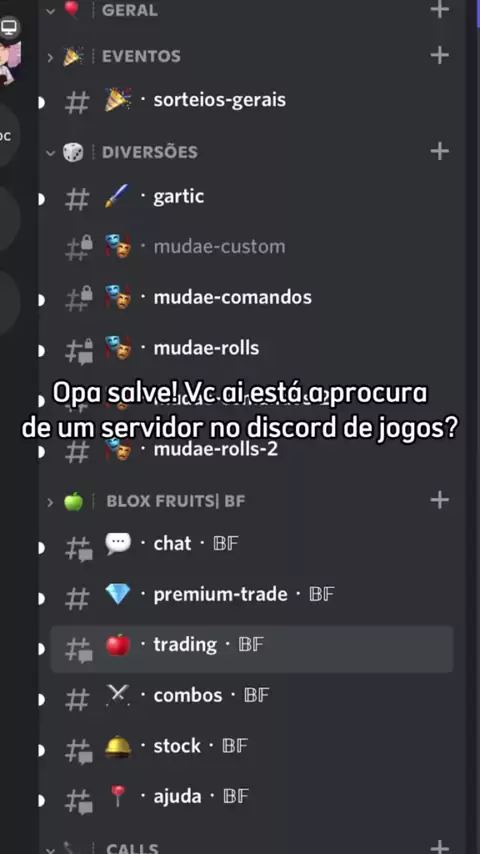 servidor discord blox fruits trade